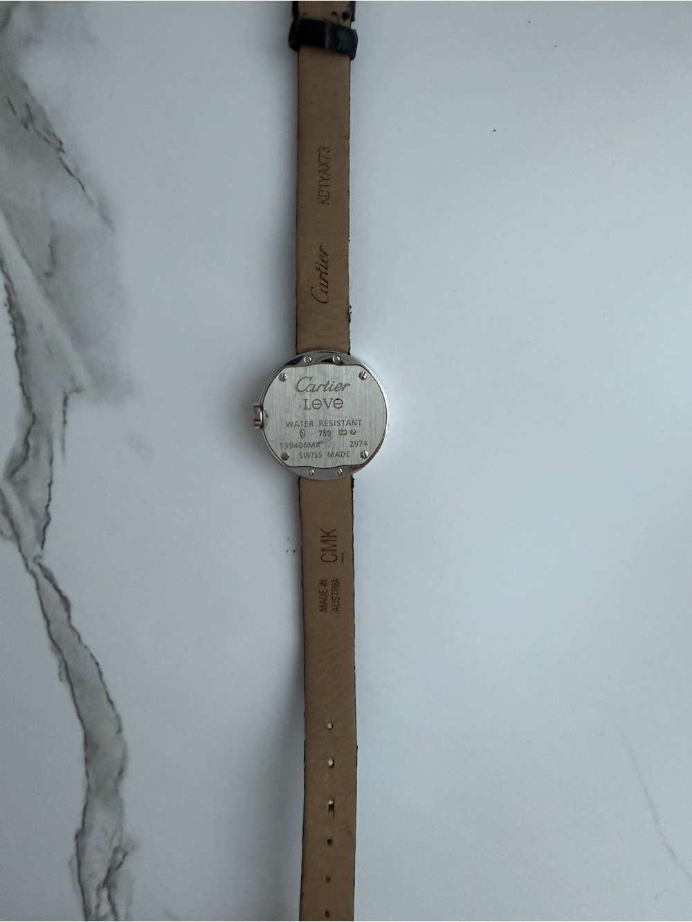 Cartier Love 18K White Gold 6 Diamond Quartz Watch Ref. 2974 23mm - Picture 8 of 13